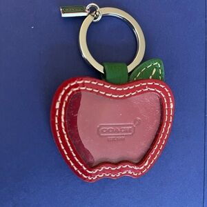 Coach Apple photoframe keychain